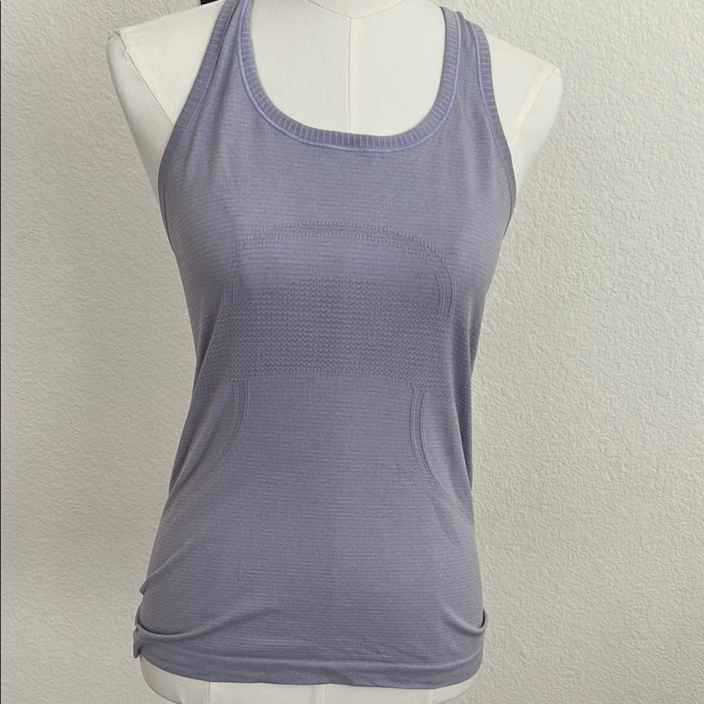 Lululemon Athletica Purple Fitted Sleeveless Tank Top